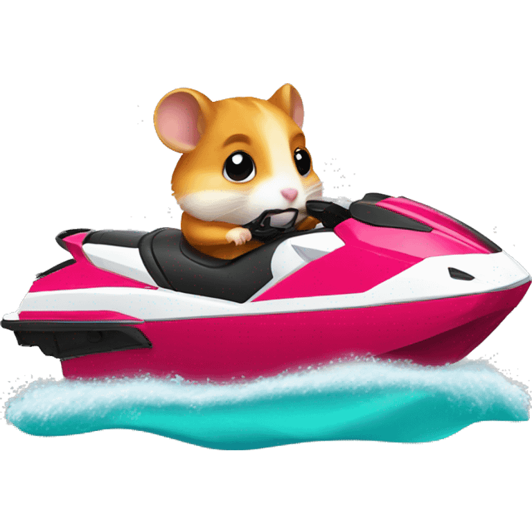 hamster on jetski emoji