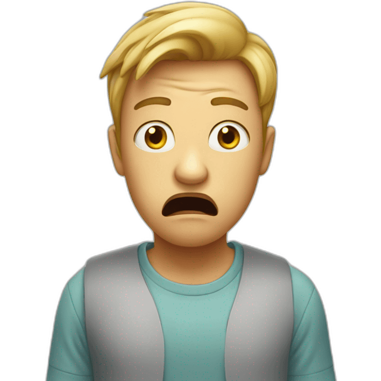 A shocked person emoji