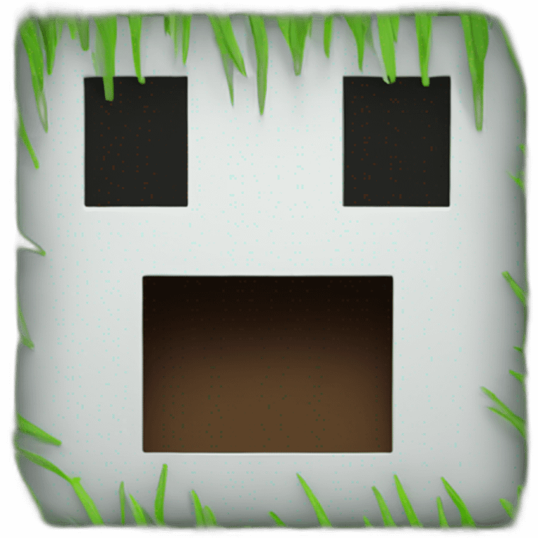 Minecraft grass emoji