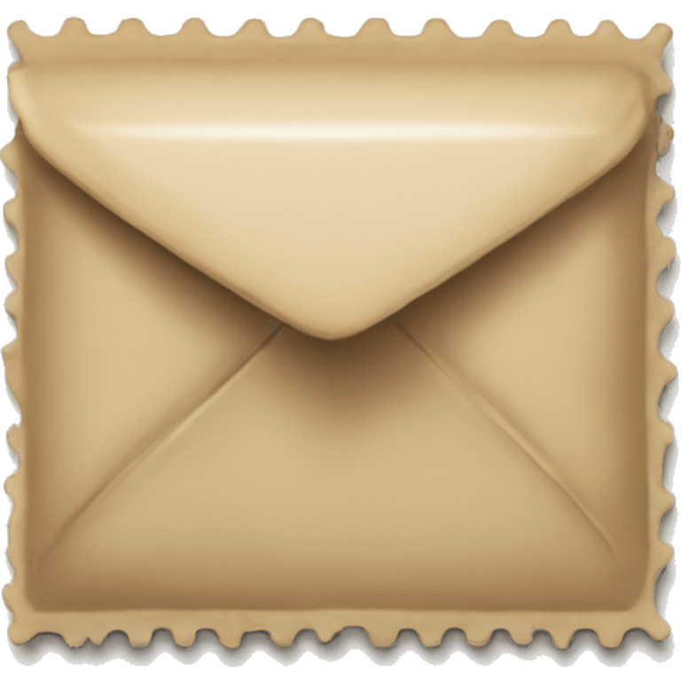 Stamp for sending mail emoji