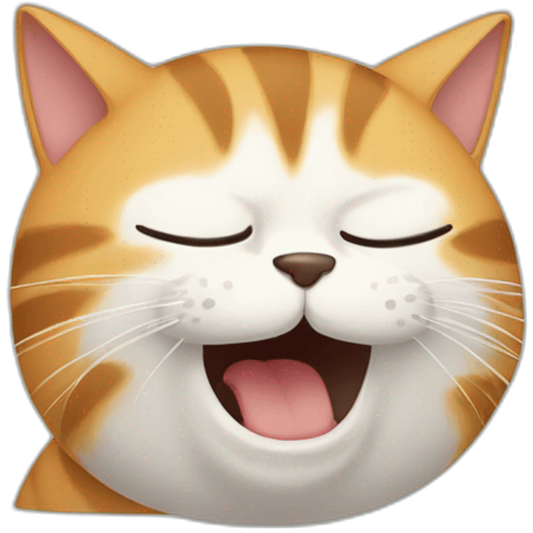 Sneezing cat emoji