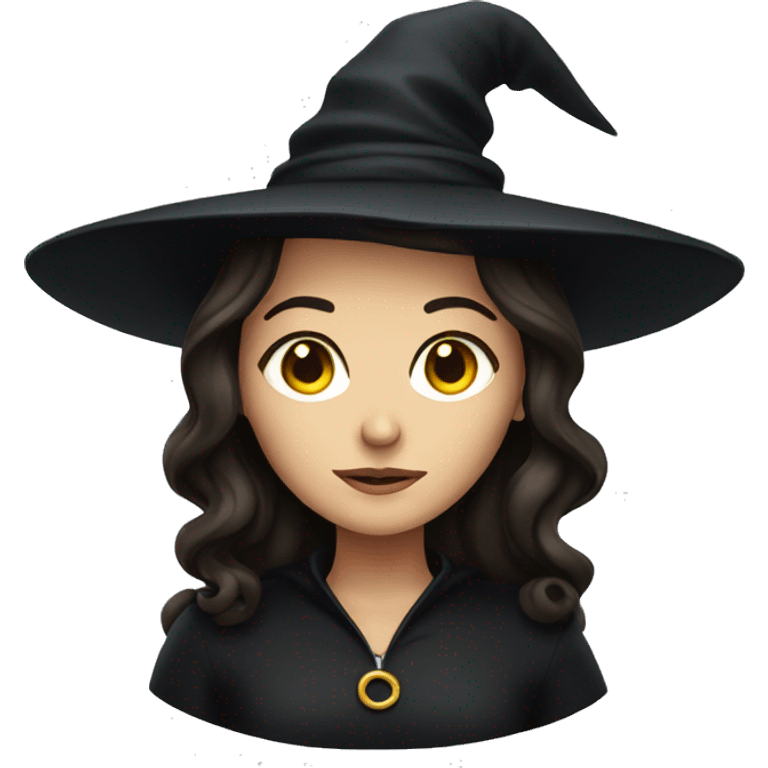 Brunette witch  emoji