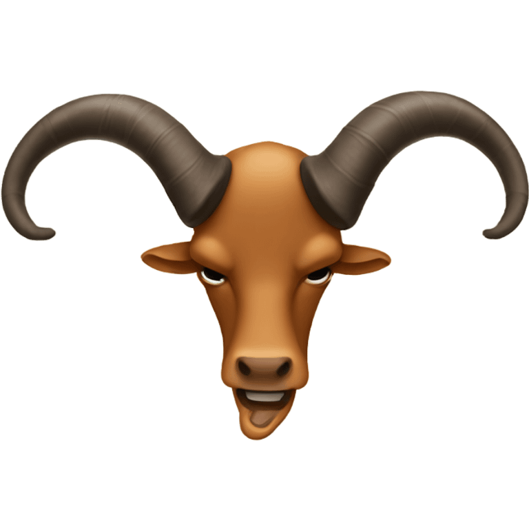 Horns upside down emoji