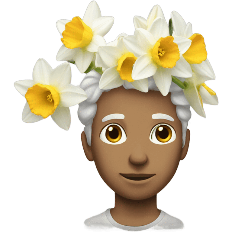 narcissus white man emoji