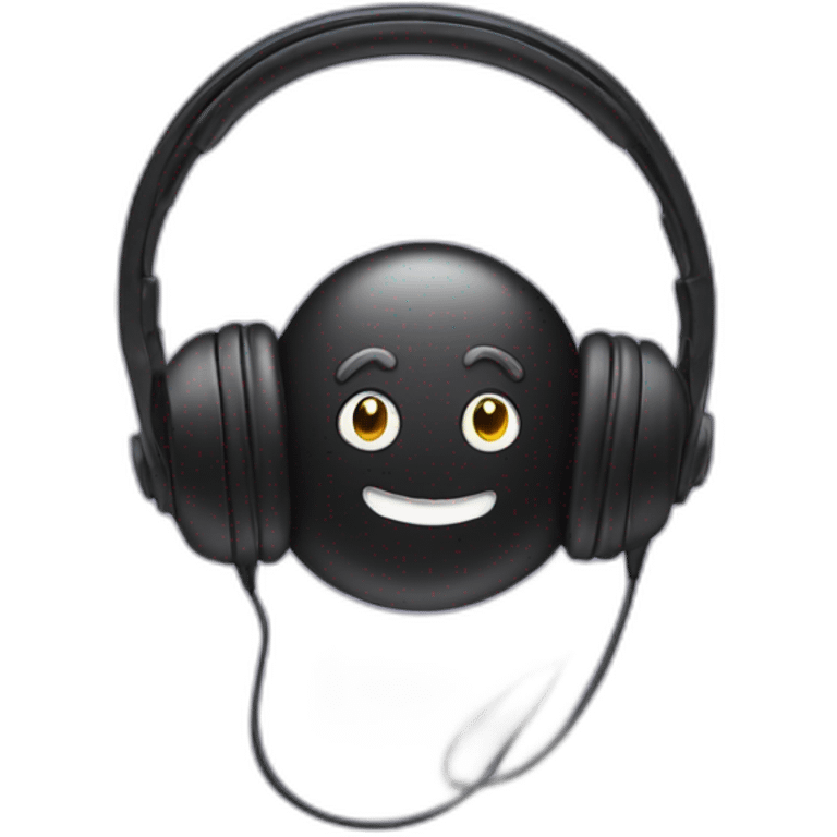 licorice with headphones emoji