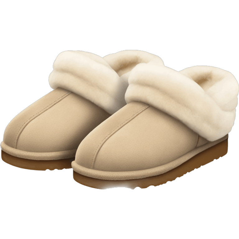 ugg slippers side to side upper view emoji