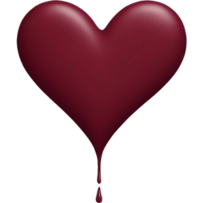 Maroon heart emoji