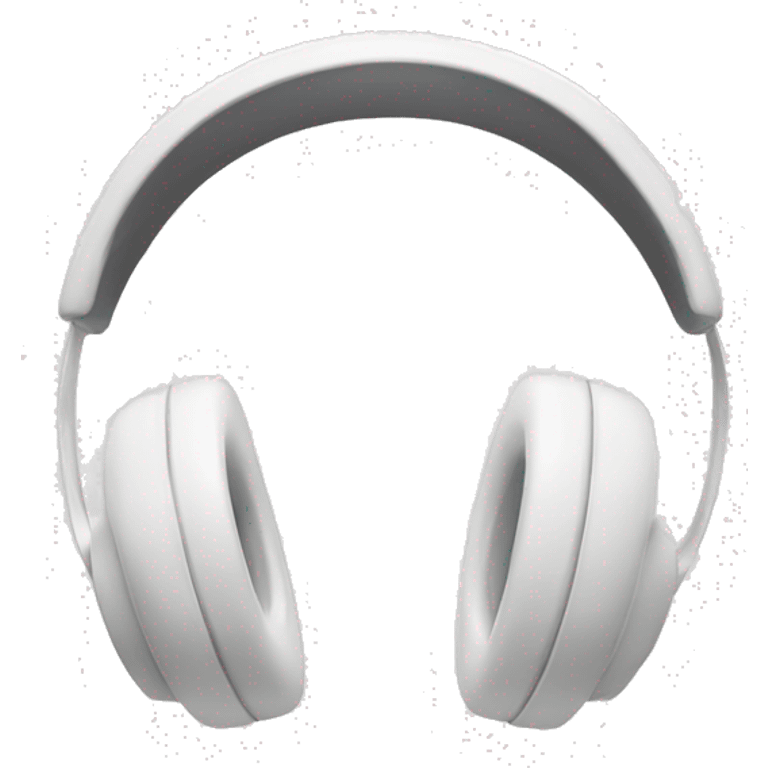 white headphone emoji