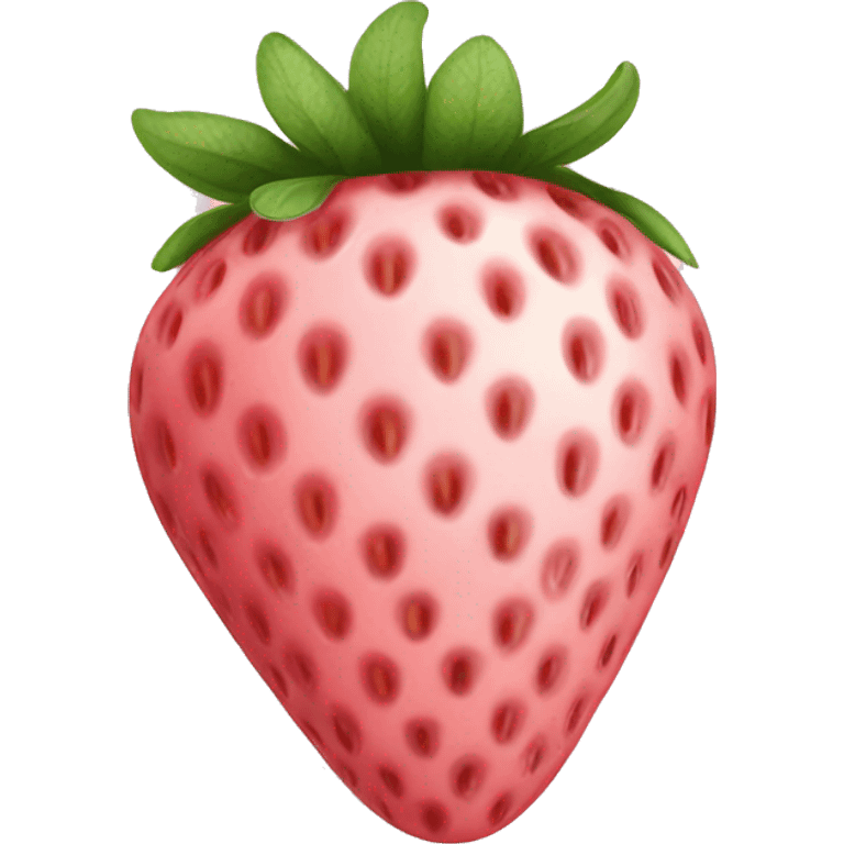 light pink strawberry emoji