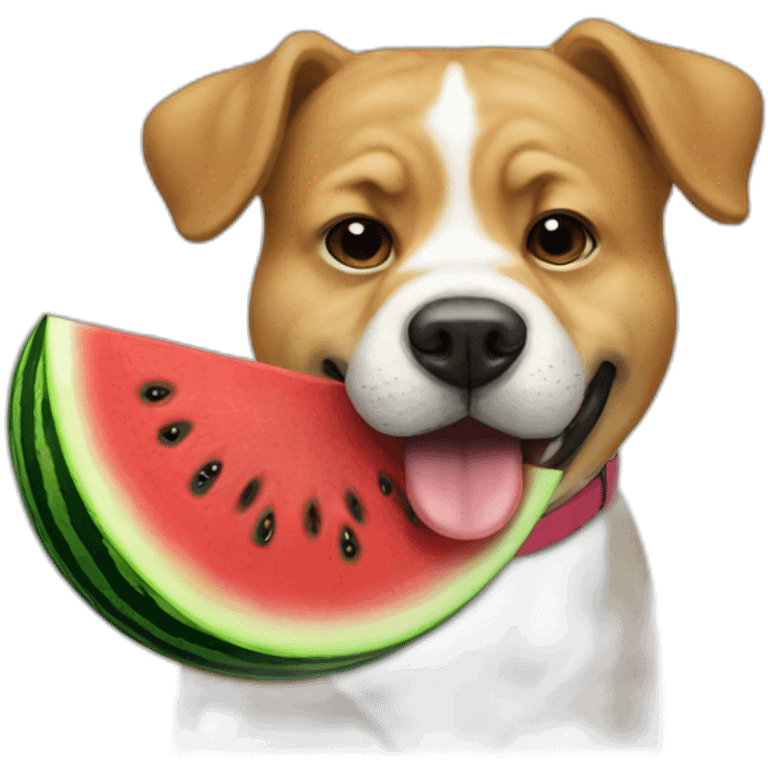 big watermelon-dog emoji