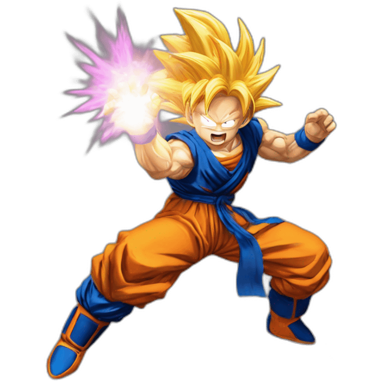 goku super saiyan with aura emoji