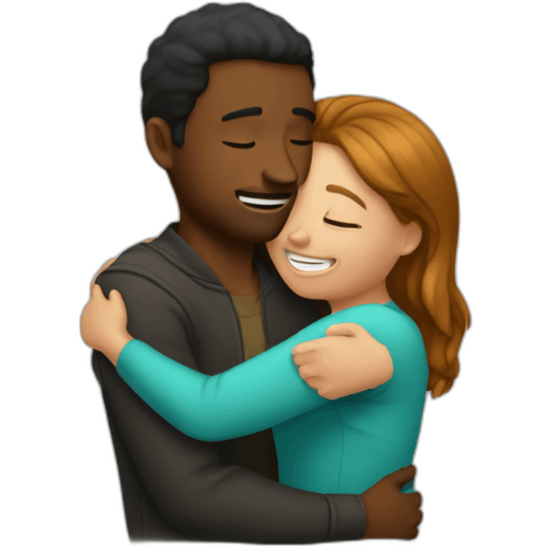 Hug relationship emoji