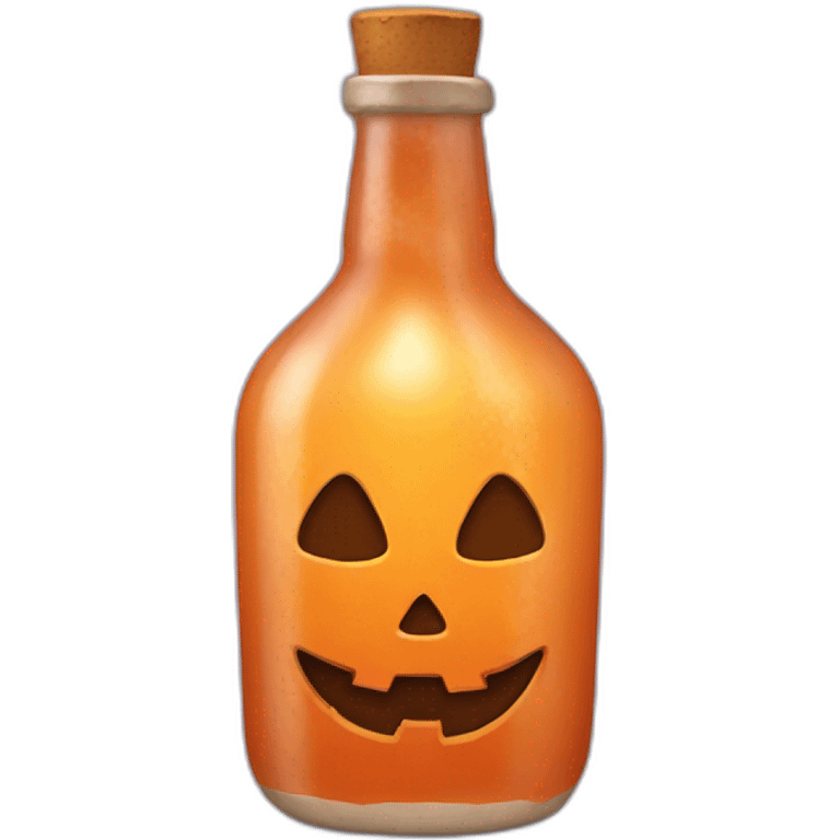 Halloween bottle  emoji