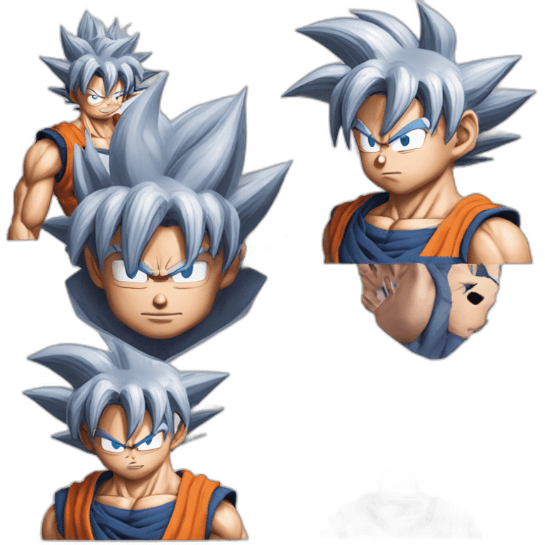 son goku ultra instinct emoji