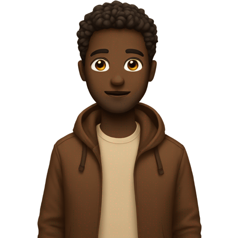 brown aesthetic emoji