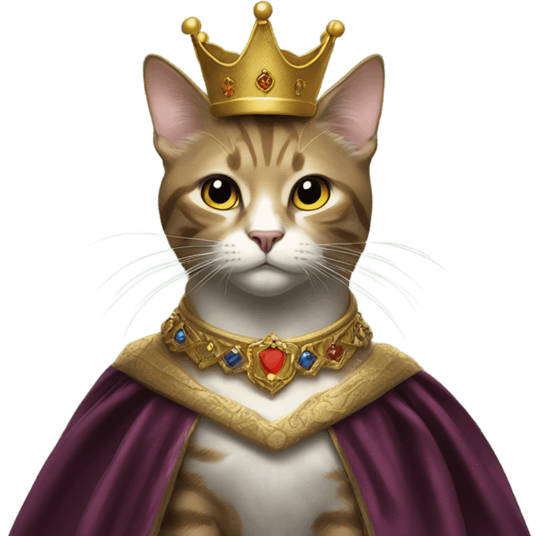 Royal cat emoji