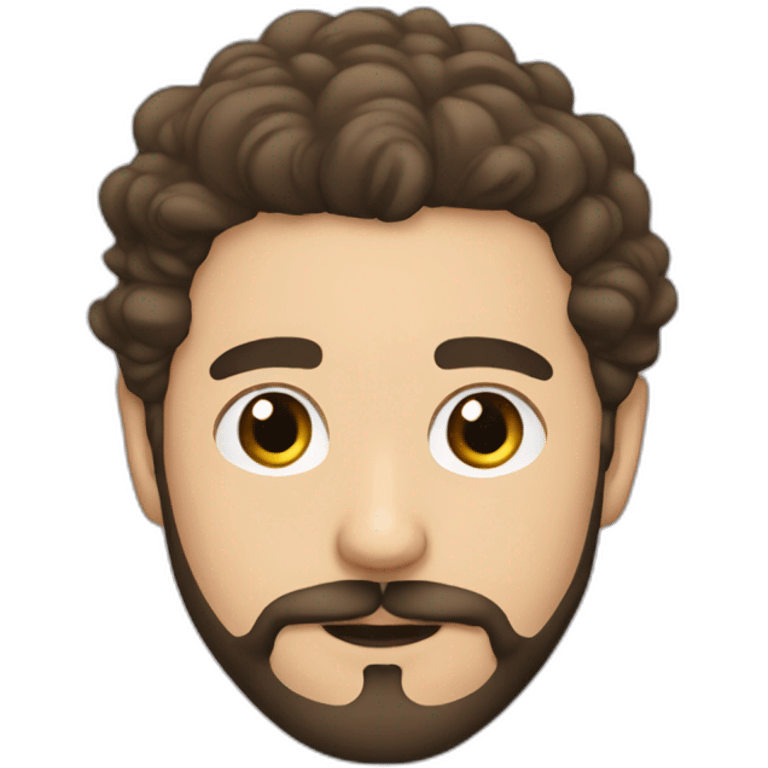 Shia LaBeouf, beard, bigger nose, suit emoji