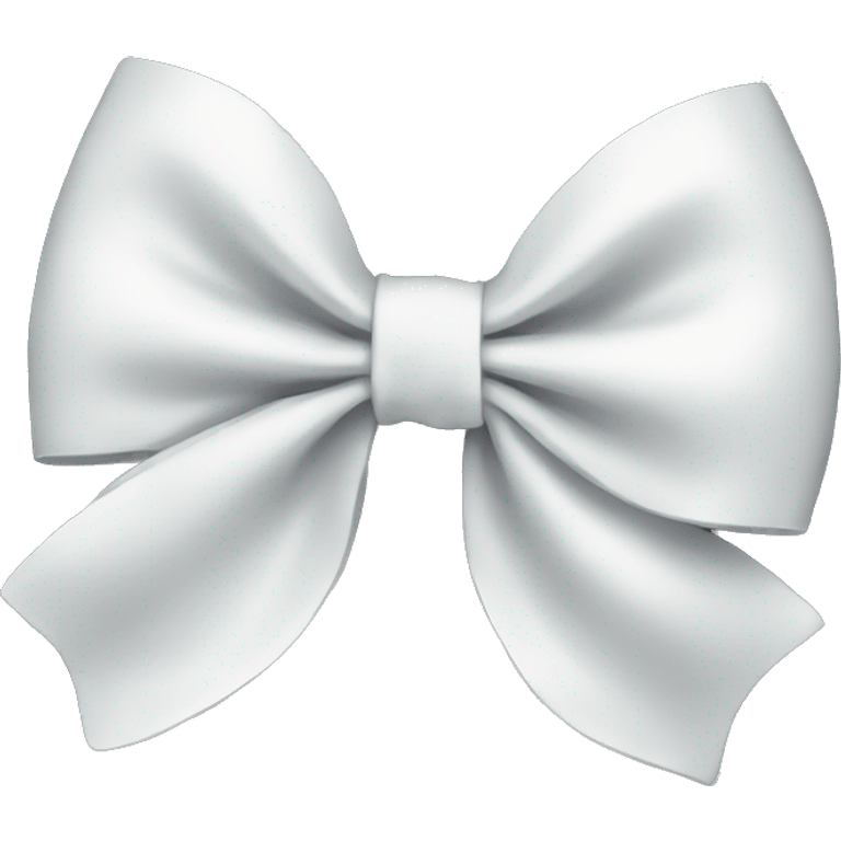 White bow emoji