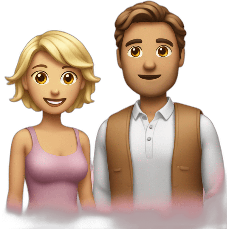 Sex homme et femme emoji