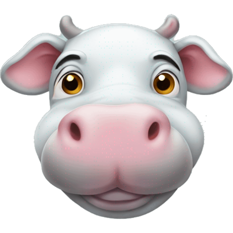 Moo Deng hippo emoji