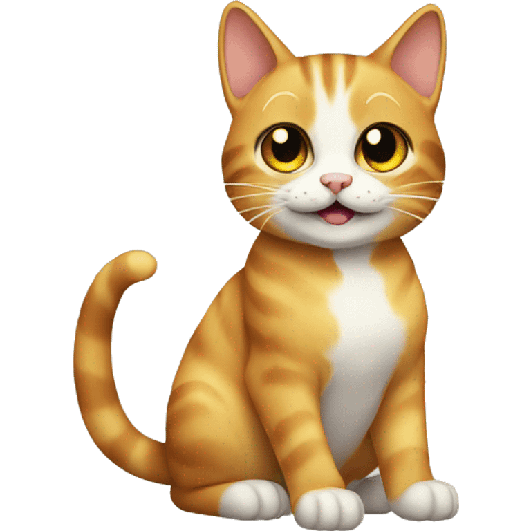 Cat honey happy  emoji