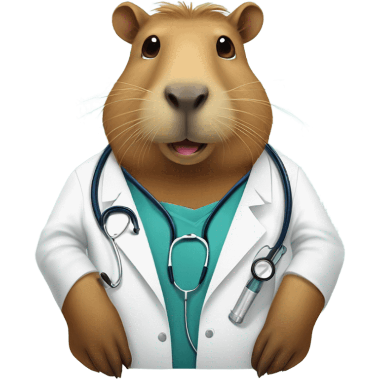 capybara doctor emoji