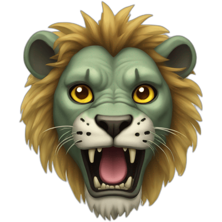 zombie lion emoji