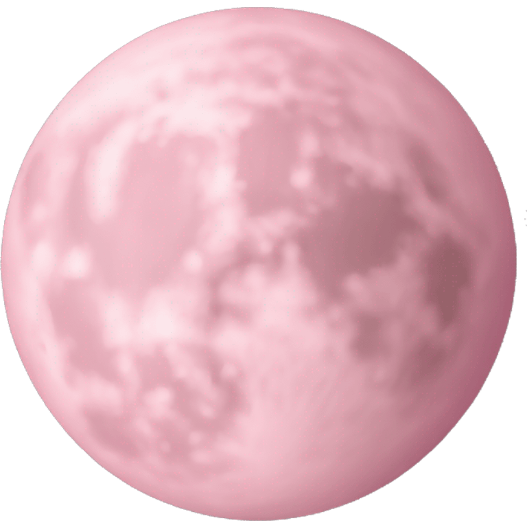 light pink moon emoji