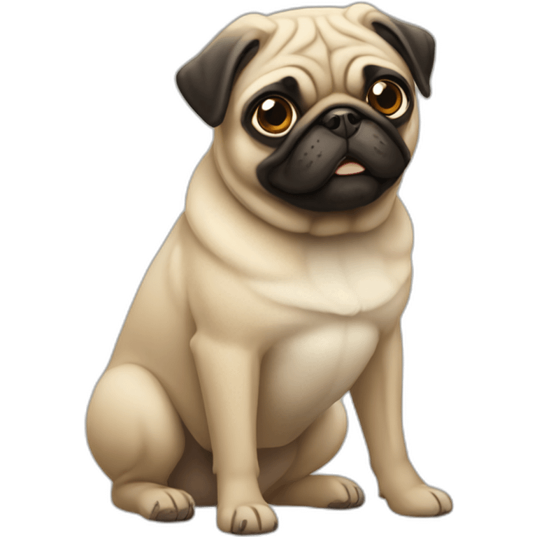 pug dog emoji