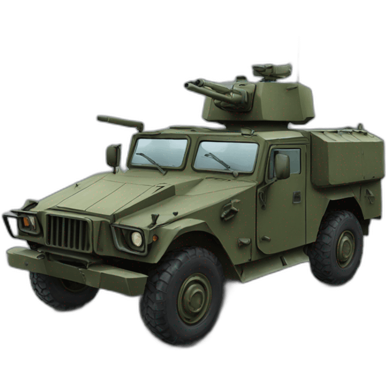 Russian military vehicle TIGR emoji