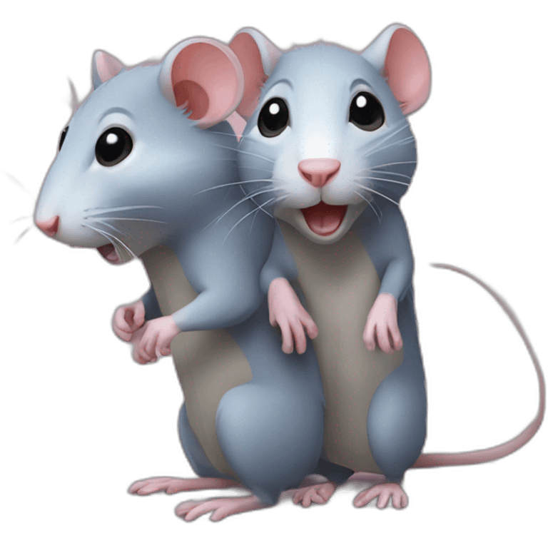 two rats emoji