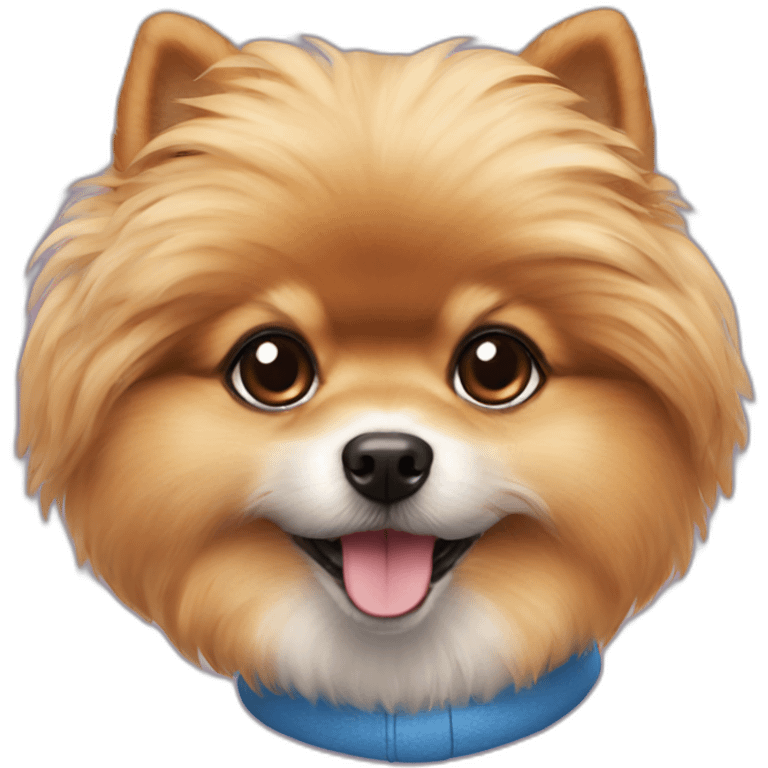 Pomeranian poodle emoji