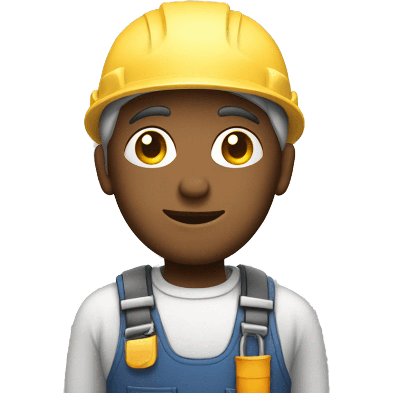 Worker with pvc window emoji