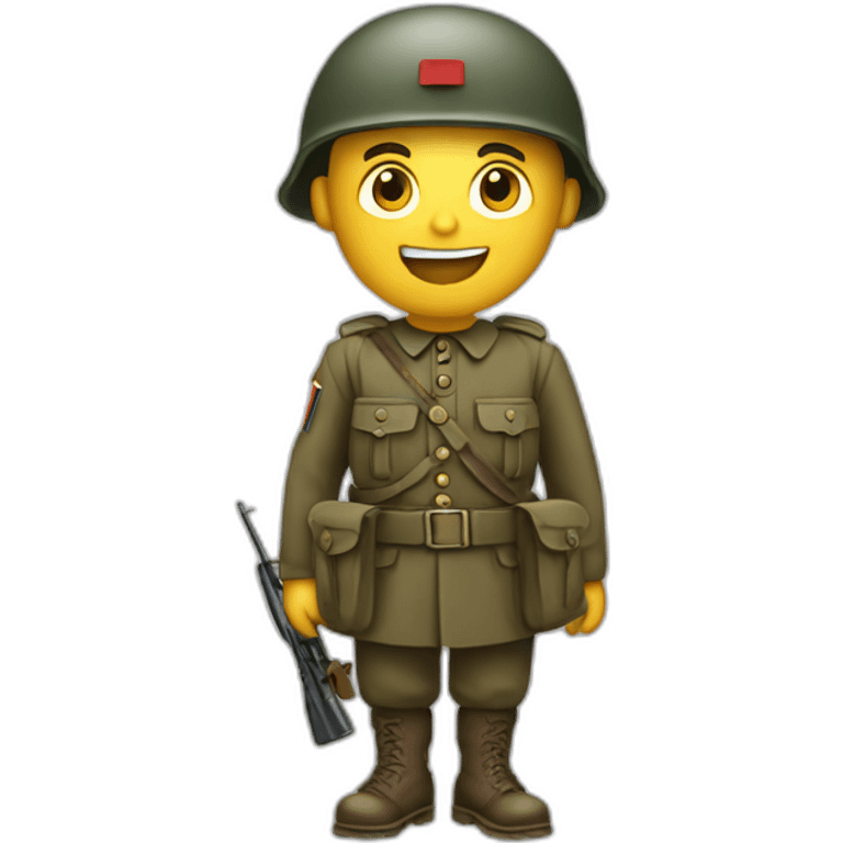 World war two french soldier emoji