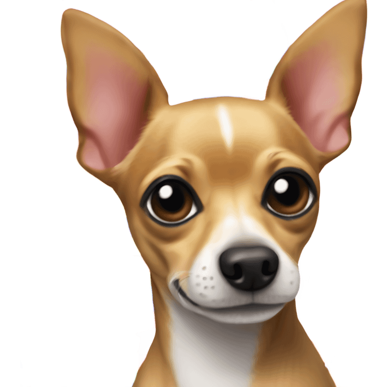 chihuahua dachschund mixed dog with a pride flag emoji