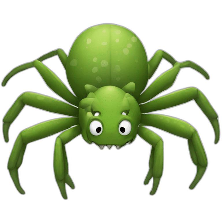 Dinosaur spider emoji