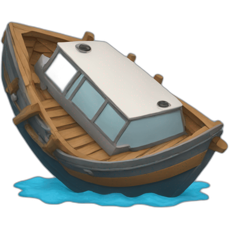 sinking boat emoji