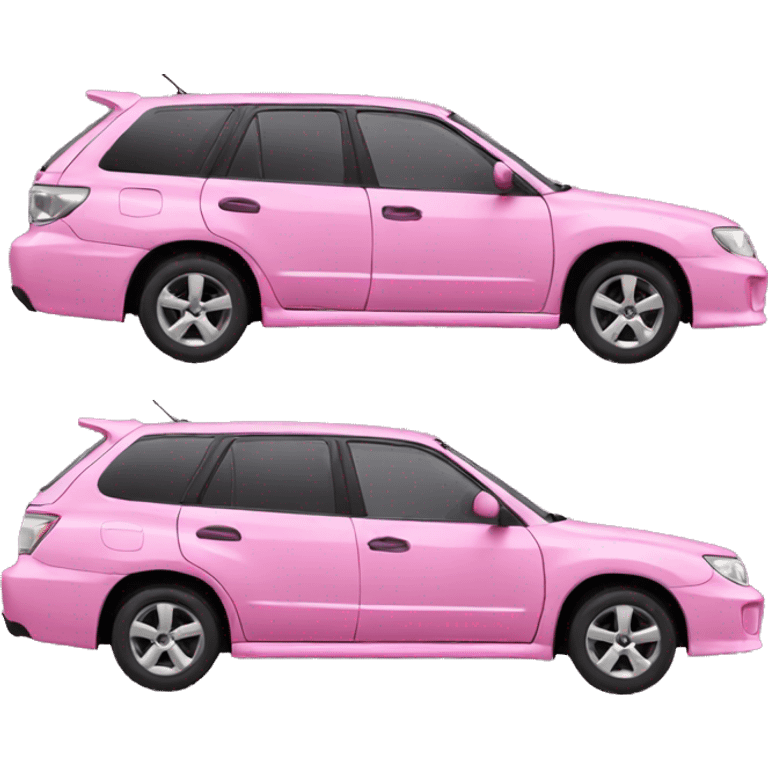 Pink Subaru  emoji