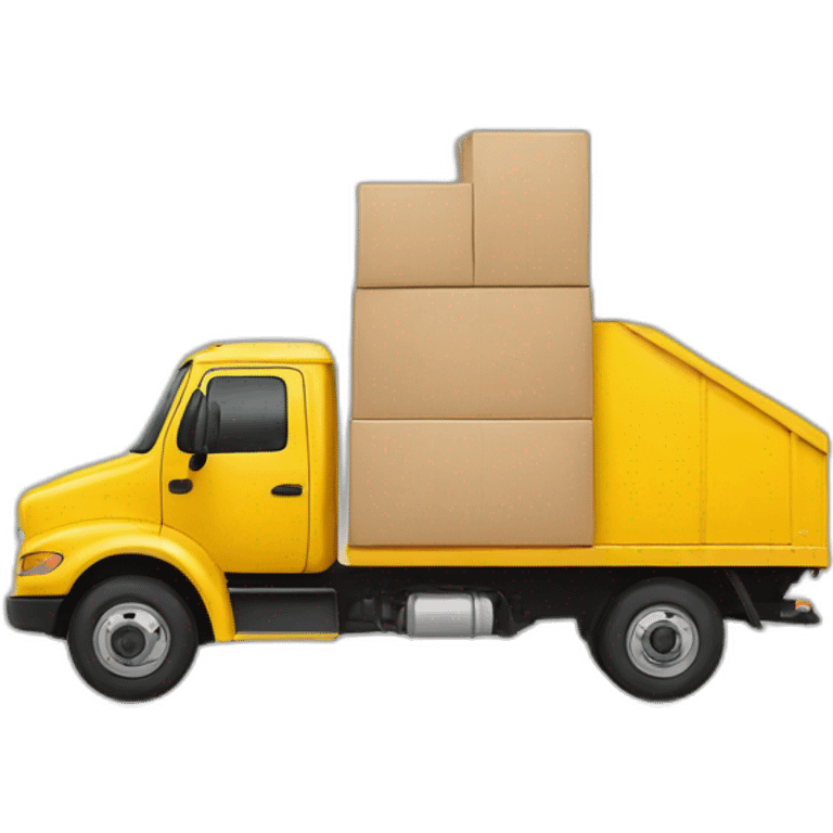 yellow-delivery-truck emoji