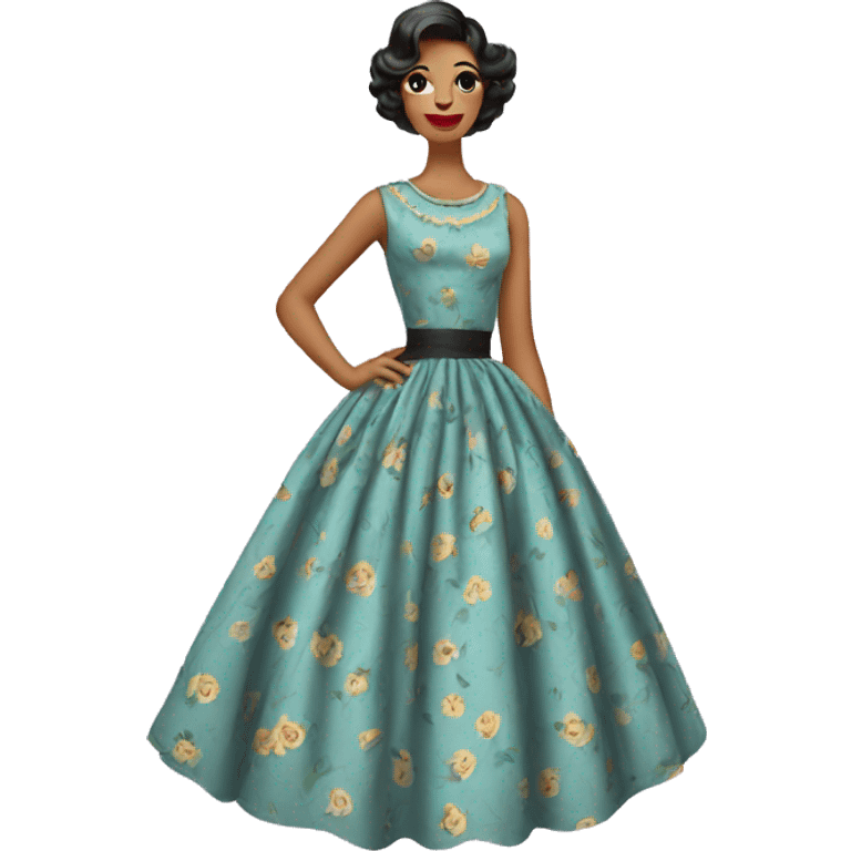 Vintage dress emoji