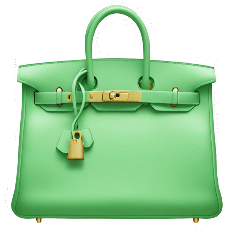 light green hermes birkin bag emoji