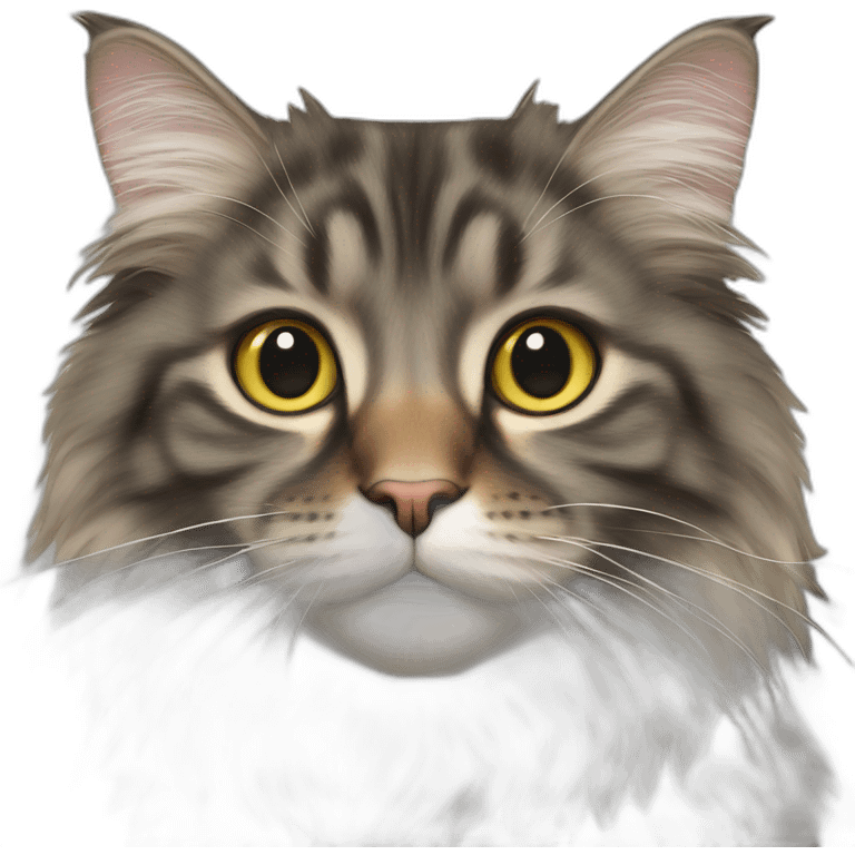 norwegian forest cat emoji