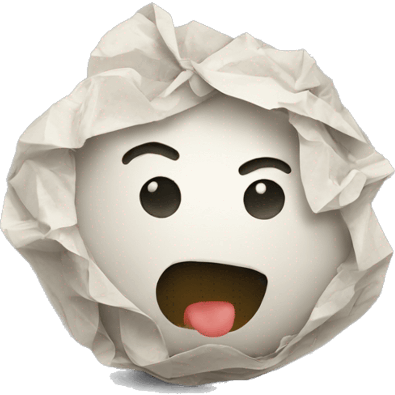 Scrunched Paper Ball emoji