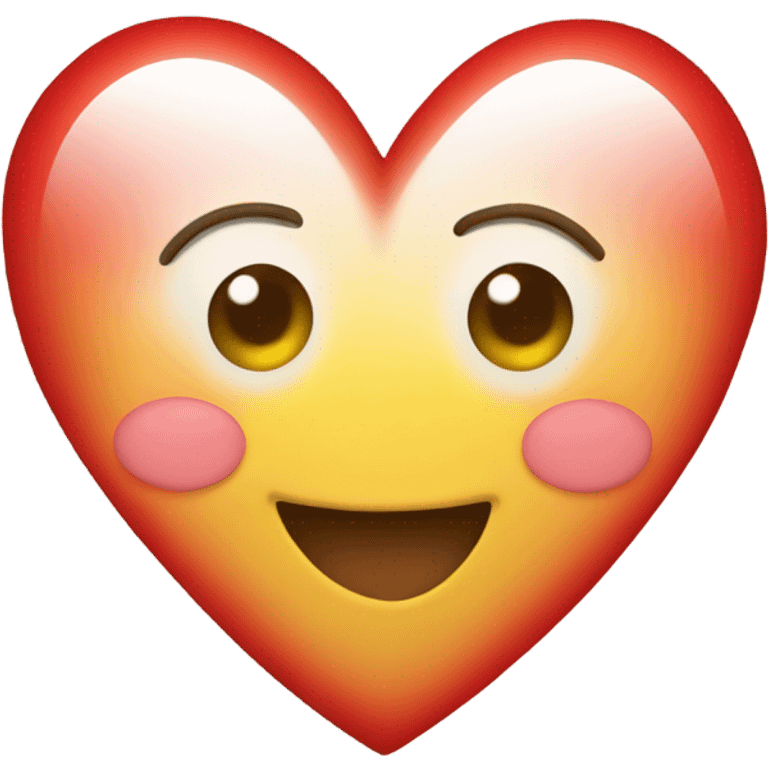 Heart Face Emoji with feet emoji