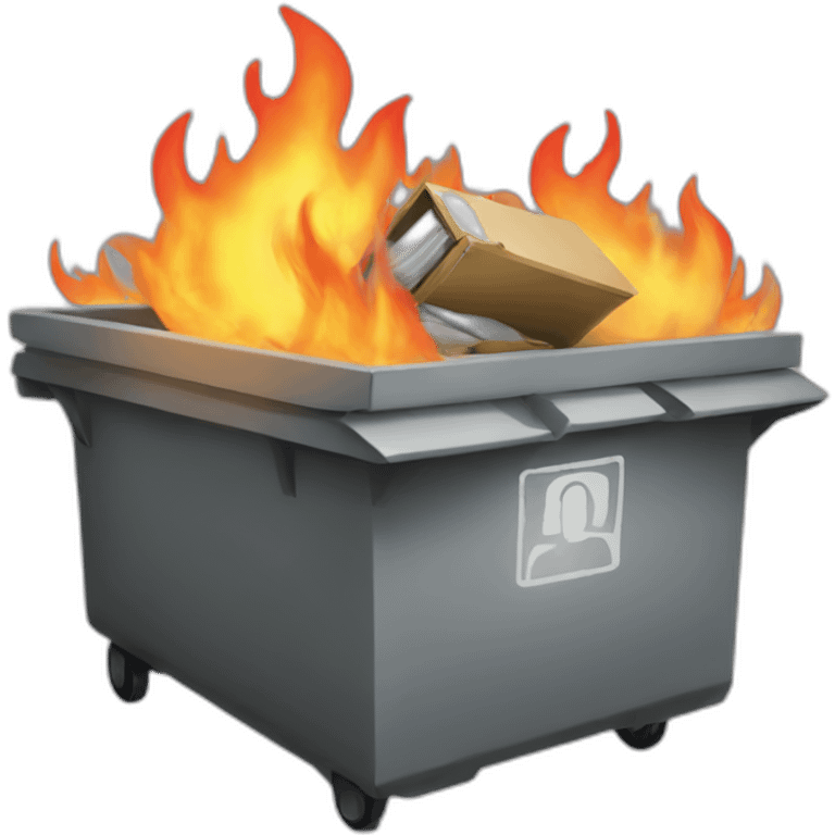 software project that is an appropriate dumpster fire emoji