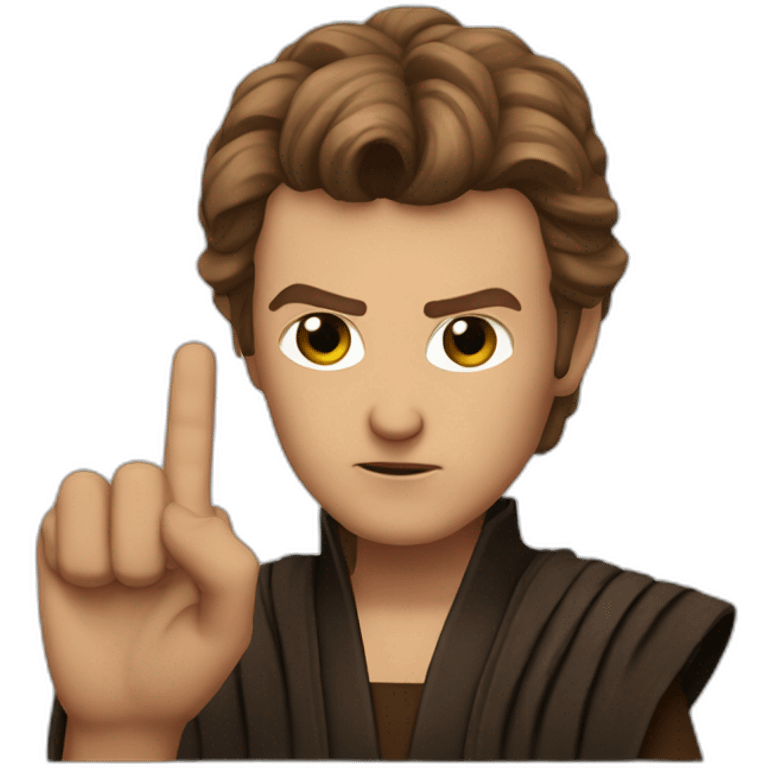 anakin middle finger emoji