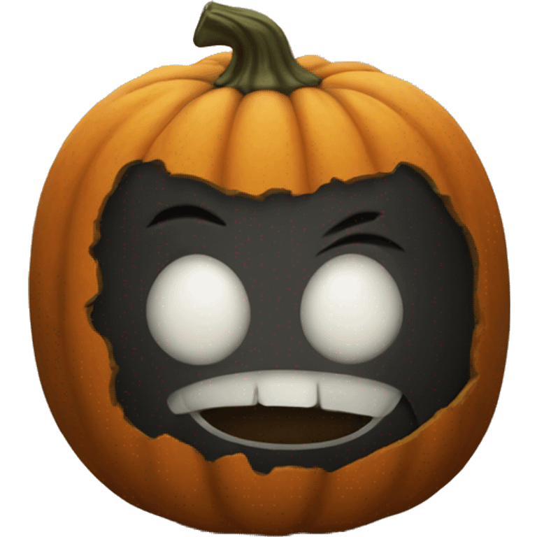 Pumkin no face emoji