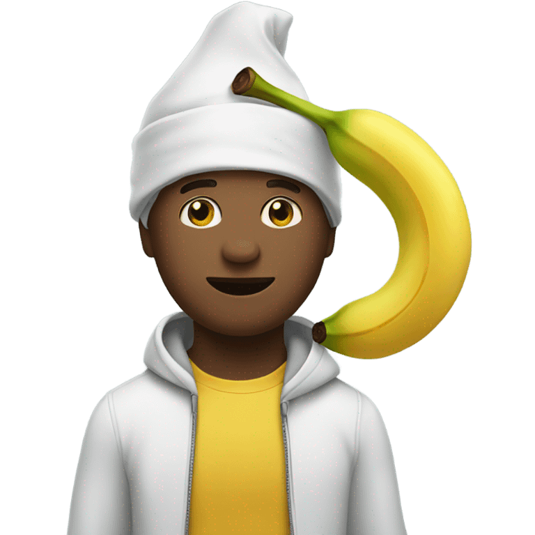 Eric getting a bannana on his head emoji