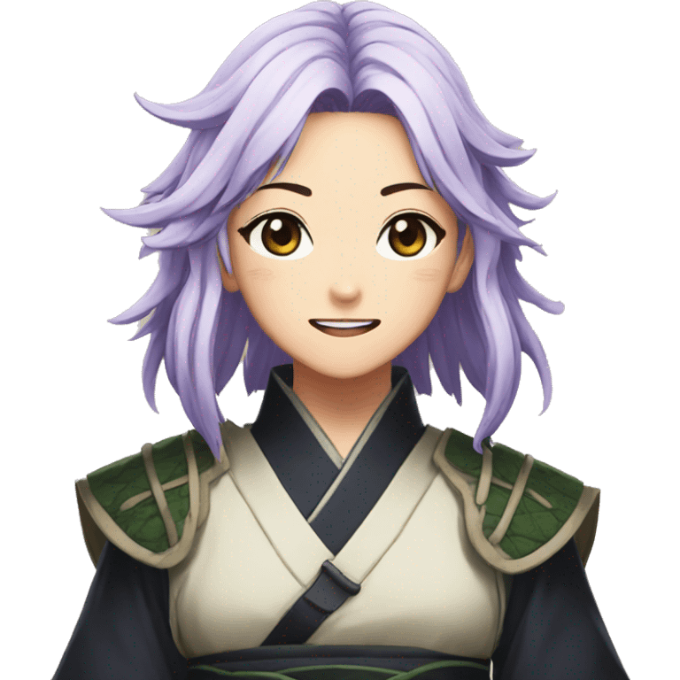 Mitsuri Kanroji in demon slayer emoji