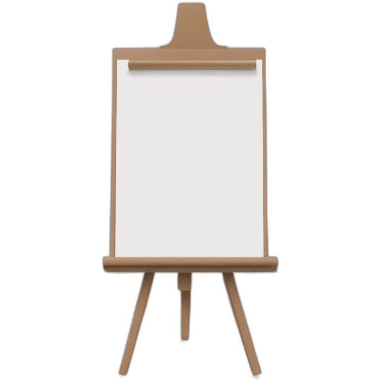 marker board Flipchart without face emoji